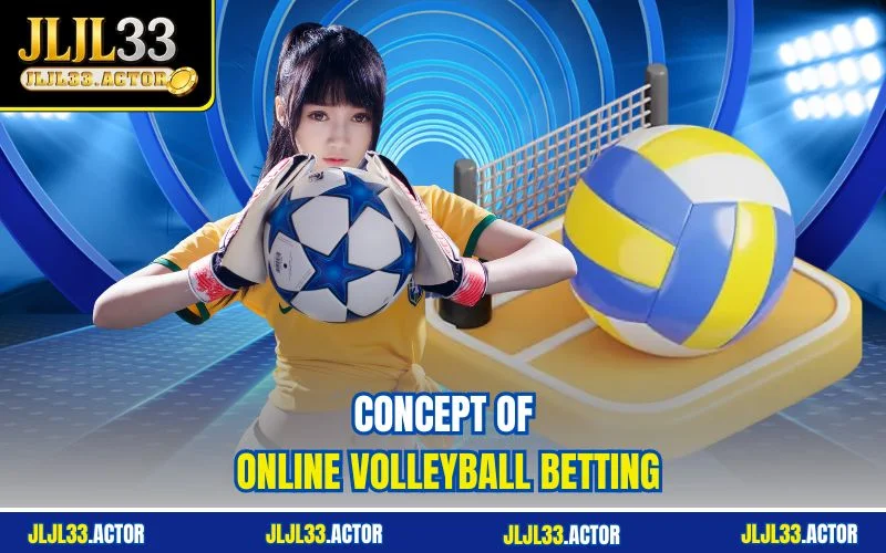 Concept of online volleyball betting