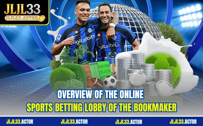 Overview of the online sports betting lobby of the bookmaker