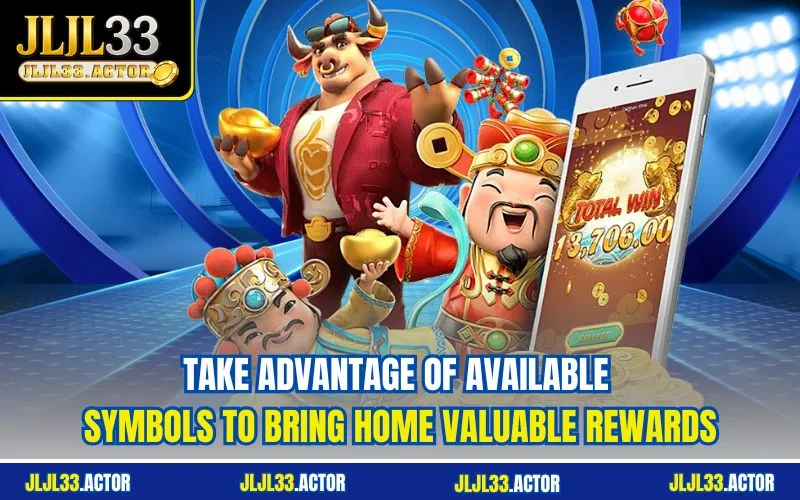Take advantage of available symbols to bring home valuable rewards