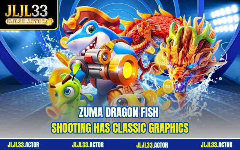 Zuma Dragon Fish Shooting has classic graphics